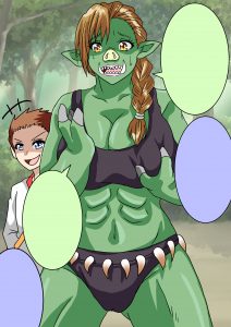 オーク♀とハンター♂2